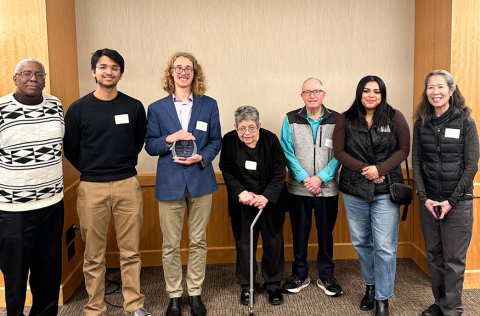 Charlie Neuman 2025 caring youth award winner